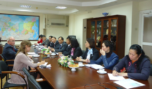 Делегация Теоретического совета ЦК КПВ находилась в России с рабочим визитом